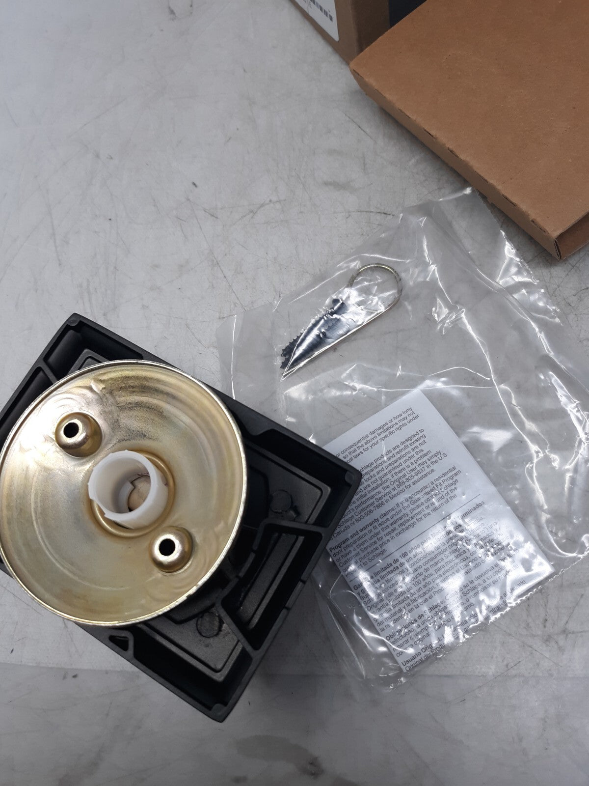 Schlage F170 PLY 716 ADD Dummy Door Knob Aged Bronze Addison Trim