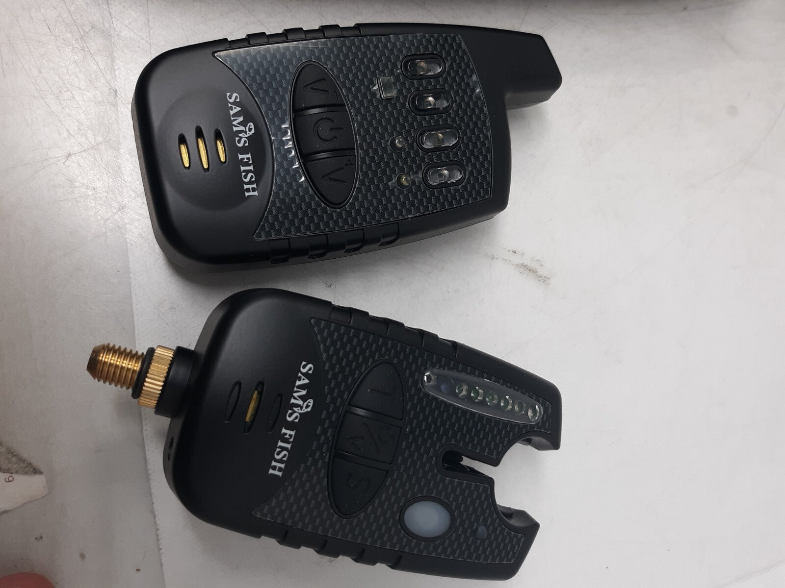 Sam's Fish Bite Alarm Set 4pcs with Remote & Case for Carp Fishing