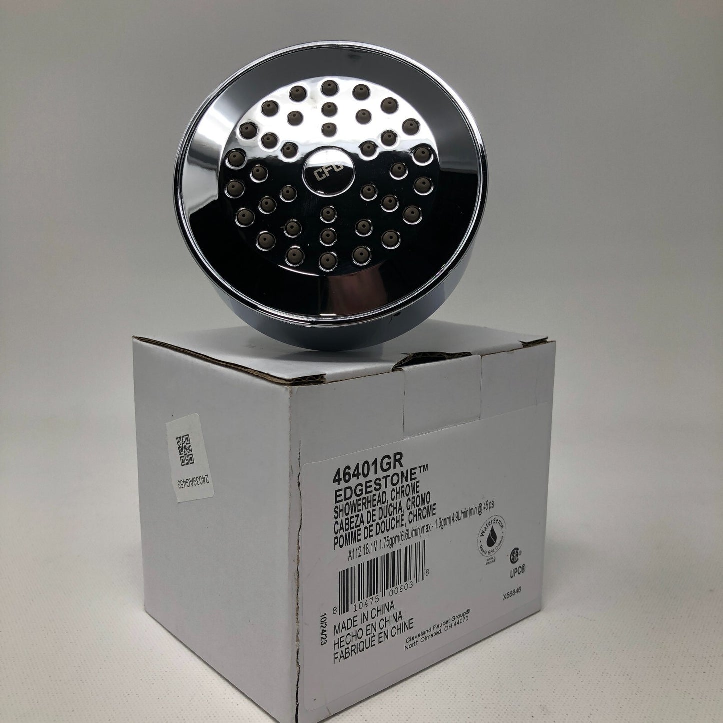 Edgestone Round Showerhead - Chrome