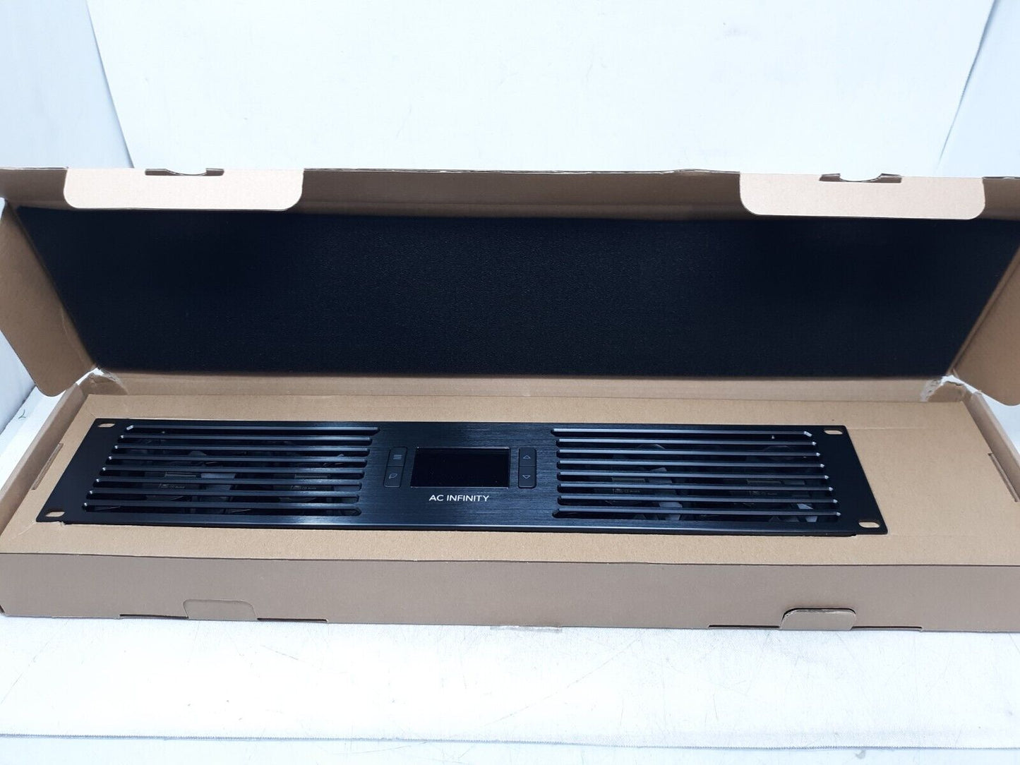 AC Infinity Cloudplate T7 AC Silent Fan Panel for Cooling Home Theater - Black