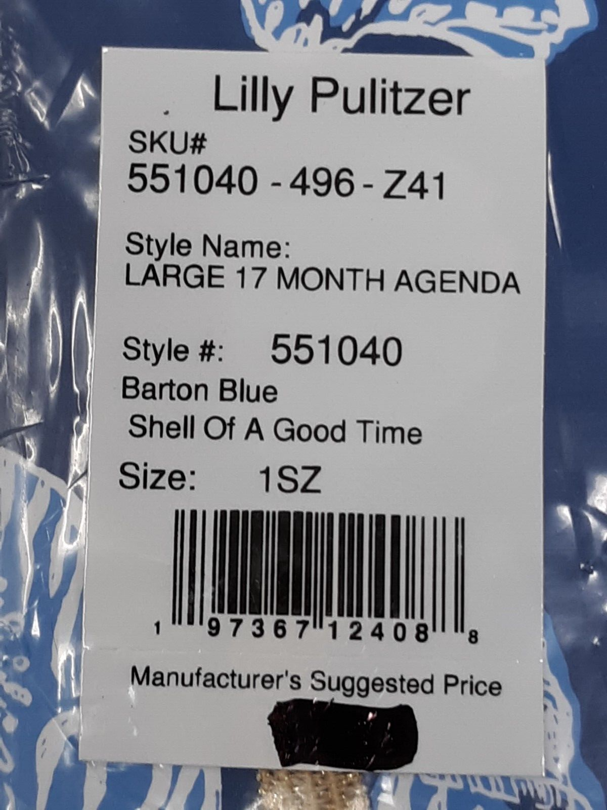 Lilly Pulitzer Daily Planner 2024-2025 with Stickers, Pocket, & Spiral Binding