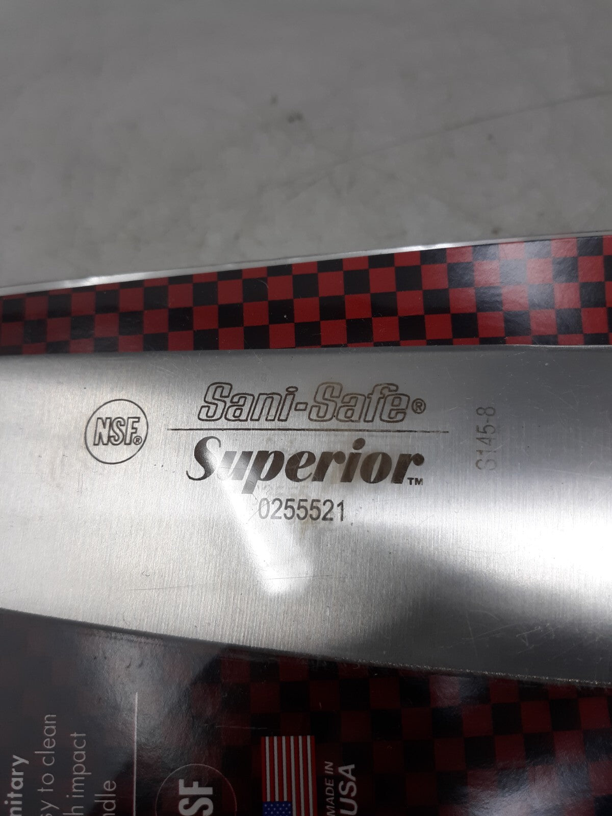 Superior Sani-Safe 8" Chef's Knife S145-8 NSF Certified – High Carbon Steel
