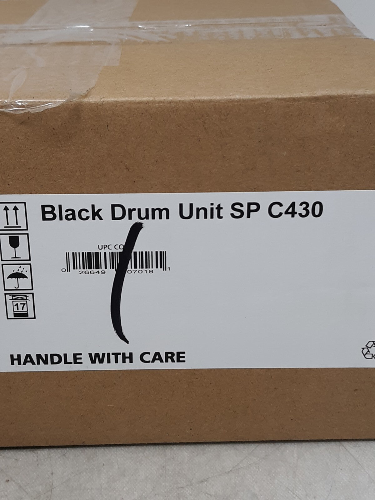 Ricoh 407018 Black Photoconductor Drum Unit SP C430