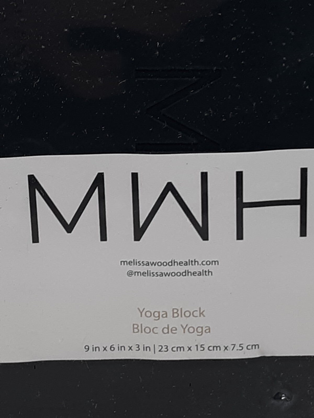 MWH Yoga Block Black MWH-FL-001