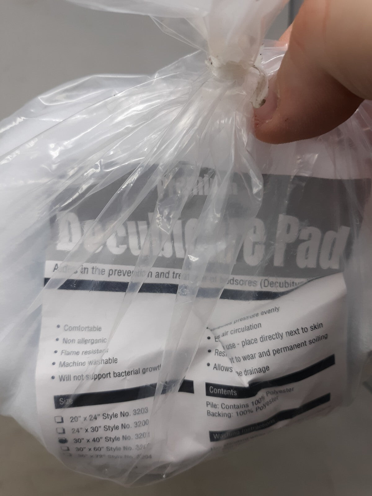 Premium Decubicare Bed Pad 30 X 40 Inch Synthetic Sheepskin Natural