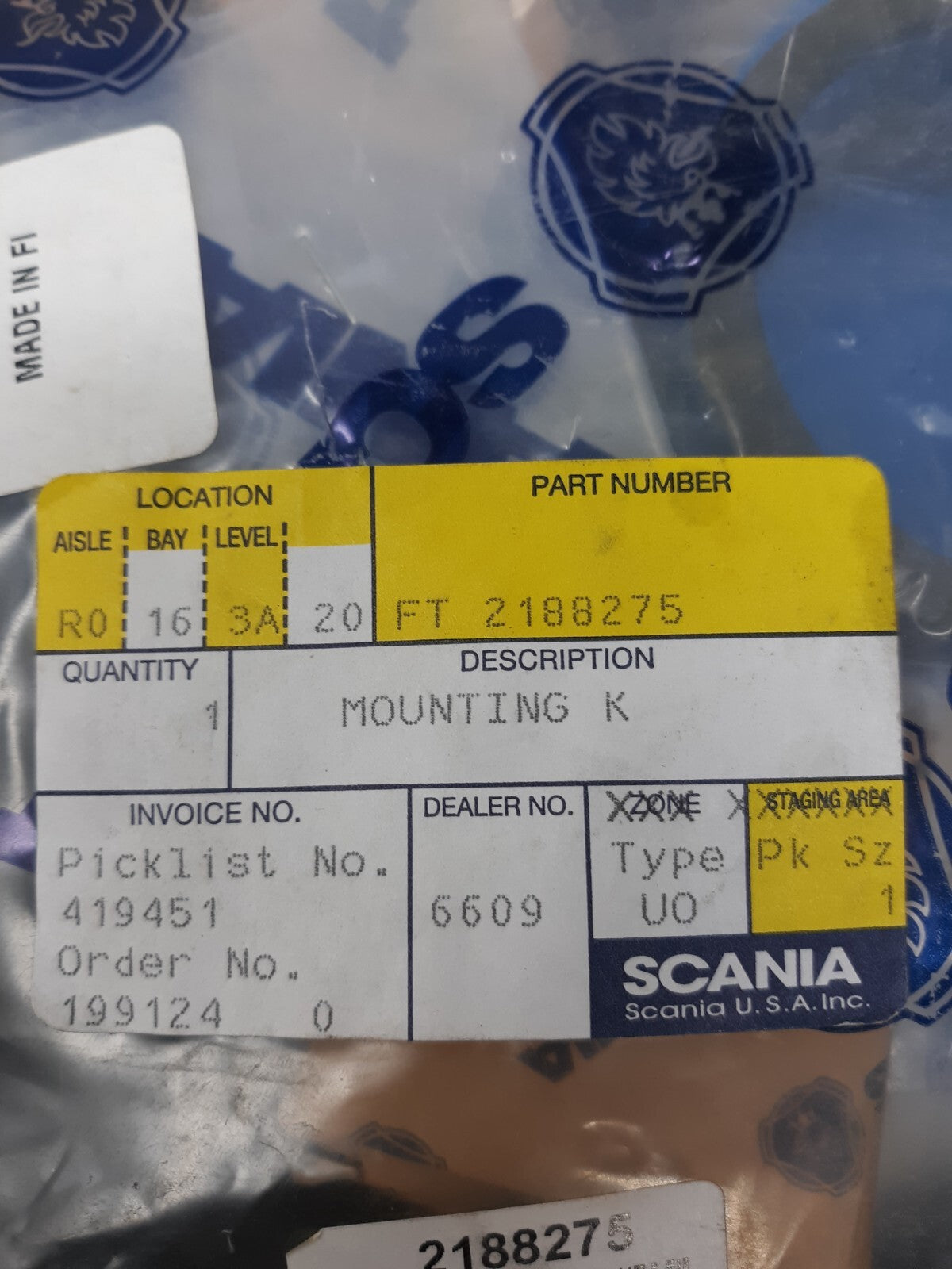 SCANIA Mounting k 2188275