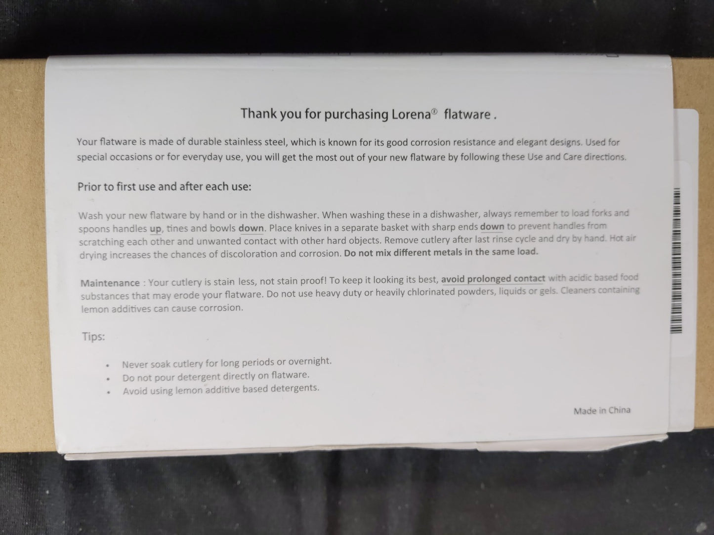 Lorena Flatware Set for 4, 20-Pieces Flatware Silverware Sets. 12880-A08