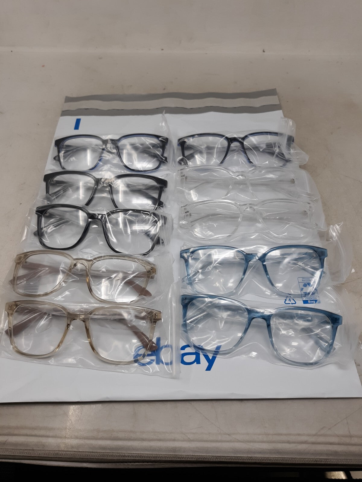 Lot of 10 Assorted CPM029 Eyeglasses Frames