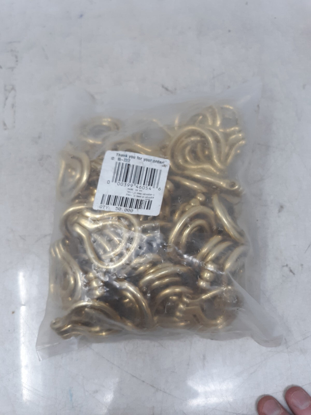 Lot of 50 Folding Hoof Pick Buckles Brass 652312