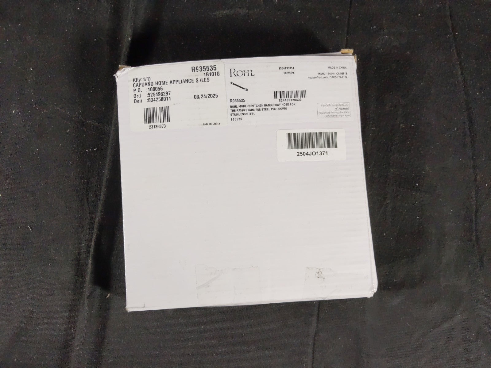 Rohl Modern Kitchen Handspray Hose for the R7520 Pulldown (R935535)