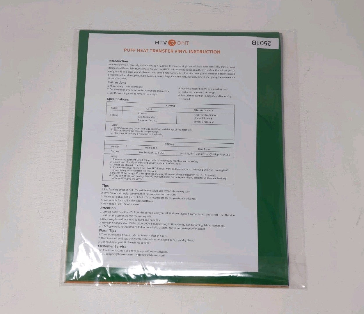 Puff Vinyl Heat Transfer, 8Pcs 12”X10” 3D Puff Heat Transfer Vinyl Sheets