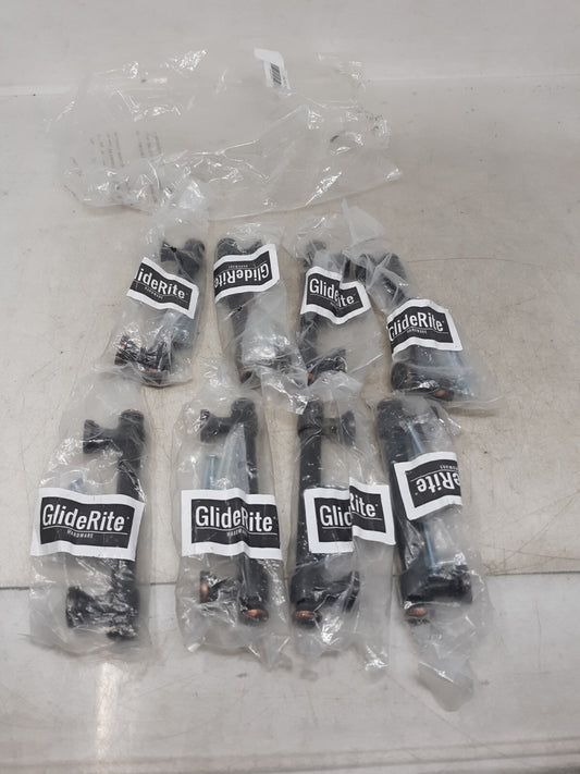 Lot of 8 GlideRite 5" CC Solid Steel Euro Bar Pull - Oil Rubbed Bronze