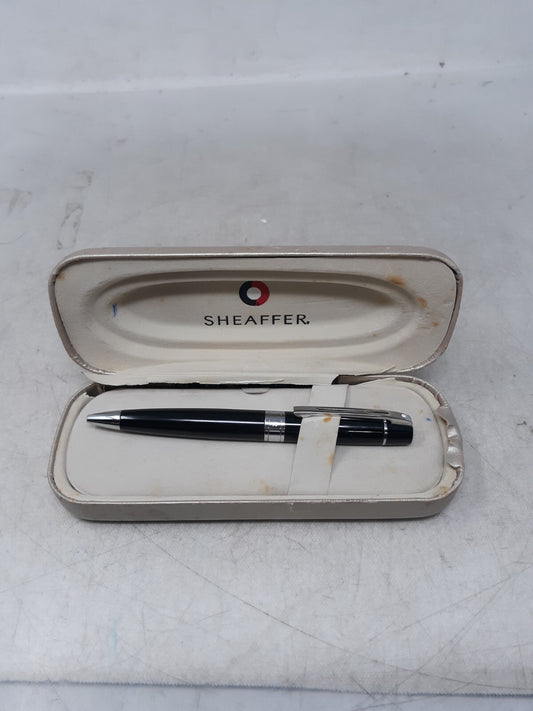 Sheaffer® 300 9312 Glossy Black Ballpoint Pen With Chrome Trim and Case