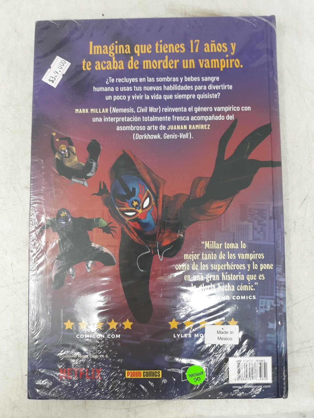 Night Club Volumen Uno - Mark Millar - Panini Comics - Netflix - Spanish