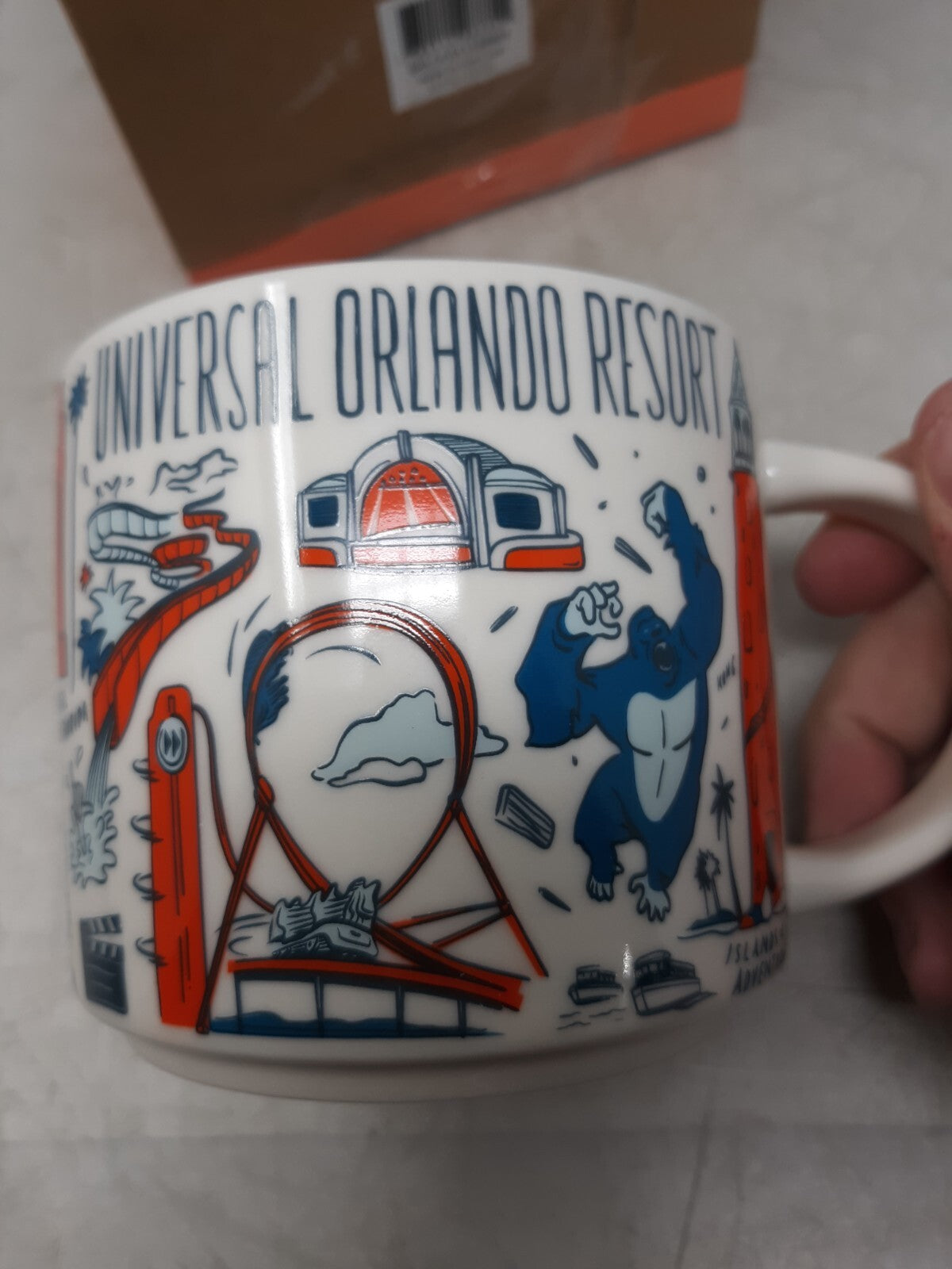 Starbucks Been There Series Mug Universal Orlando Resort 14oz Ceramic