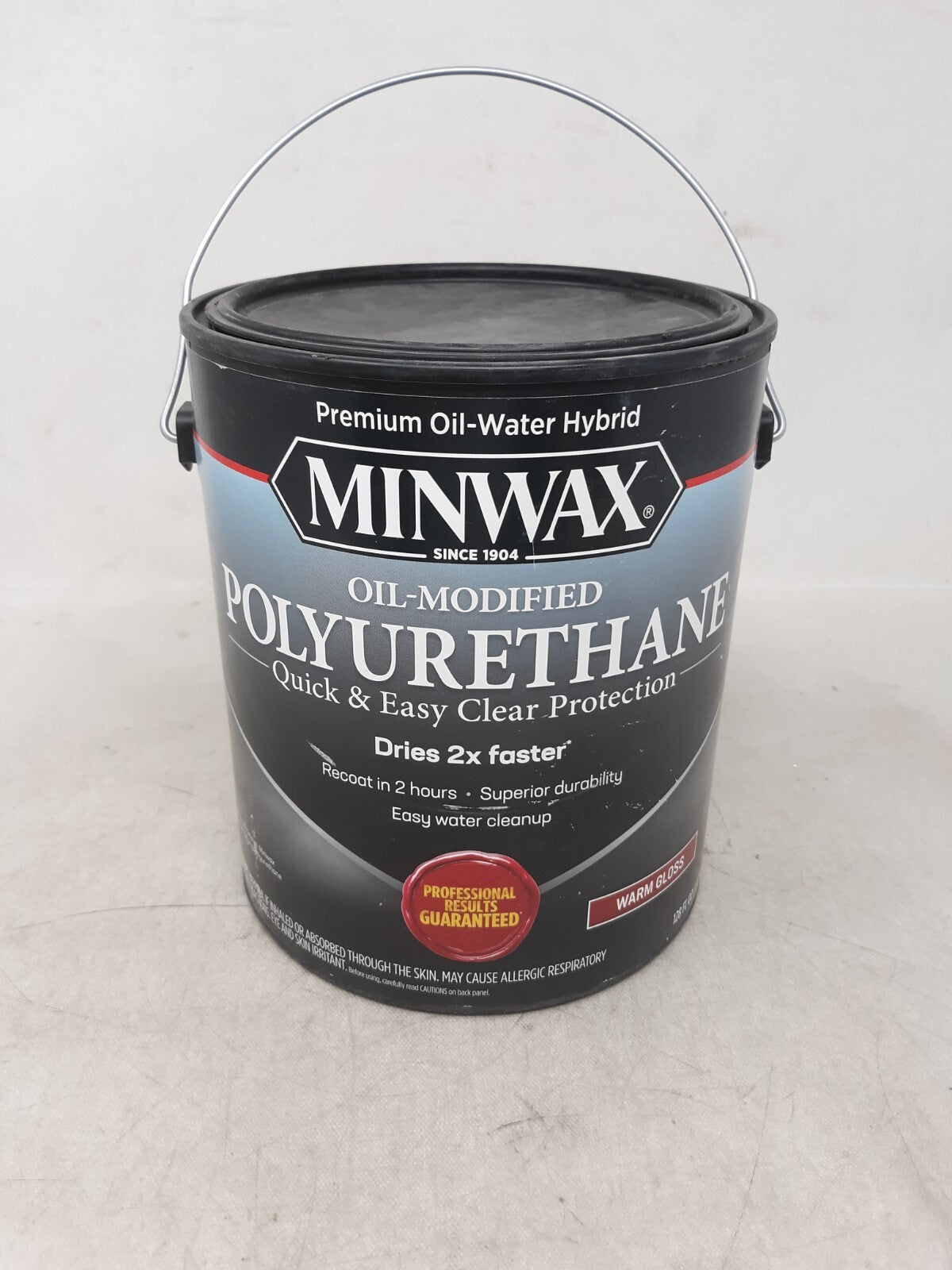 Minwax Oil-Modified Satin Semi-Gloss & Gloss Clear Water-Based Polyurethane 1gal