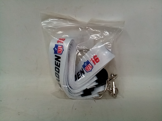 Lot of 2 EA Sports Madden NFL 2016 Neck Strap Lanyards with Badge Clip Holders -