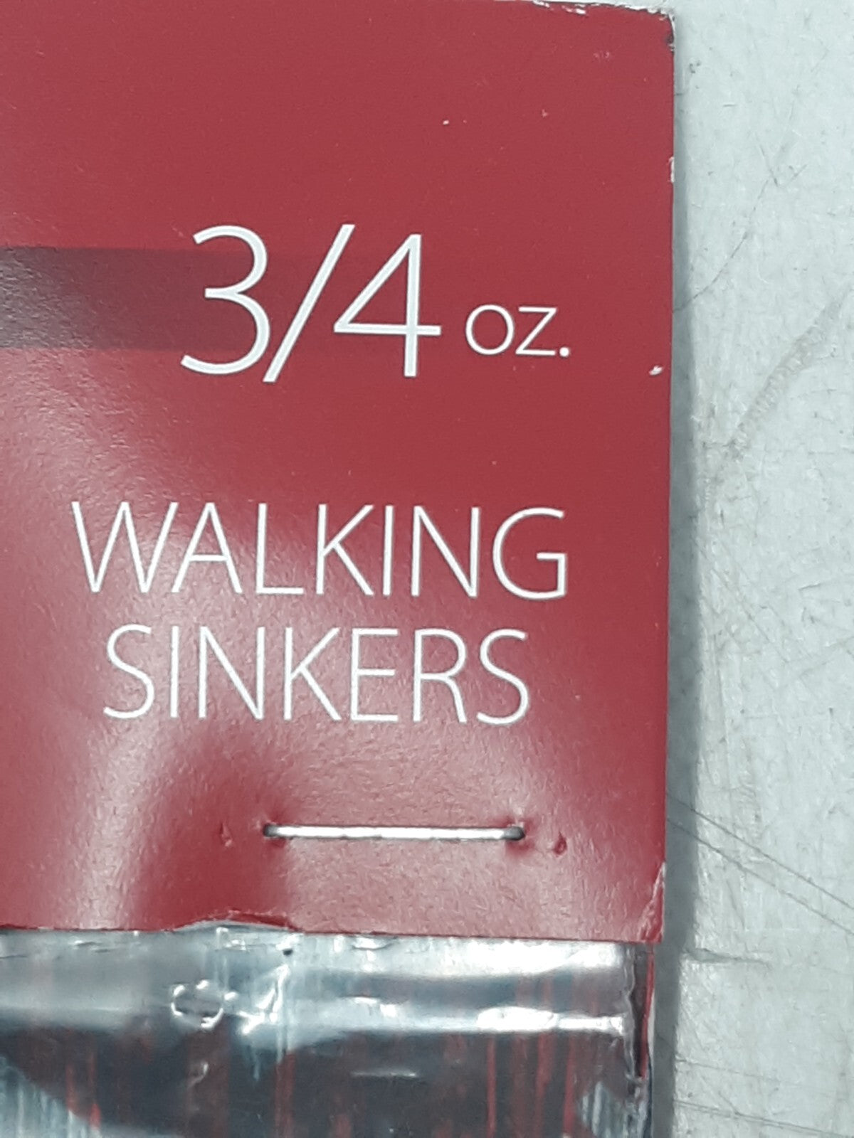 Meter Fishing Tackle Walking Sinkers 3/4 oz Pro Series Lot of 6 Packs Lead Weigh