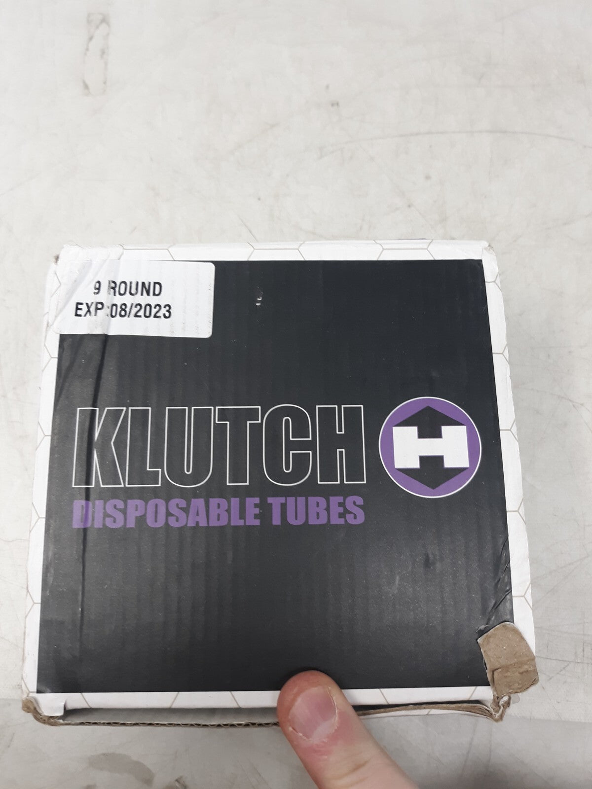 Klutch RT9 Disposable Tattoo Tubes 1.25" Black Round Tip Grips Lot of 12