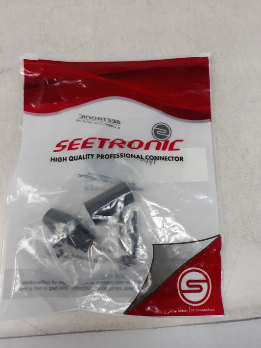 Seetronic SCWM3-B Outdoor Water Proof IP65 XLR Male Cable Connector, 3 Pole