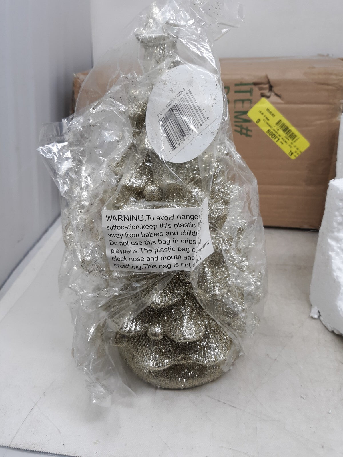 National Tree Company Glass 9" Tabletop Christmas Tree PG11-192037GD-1