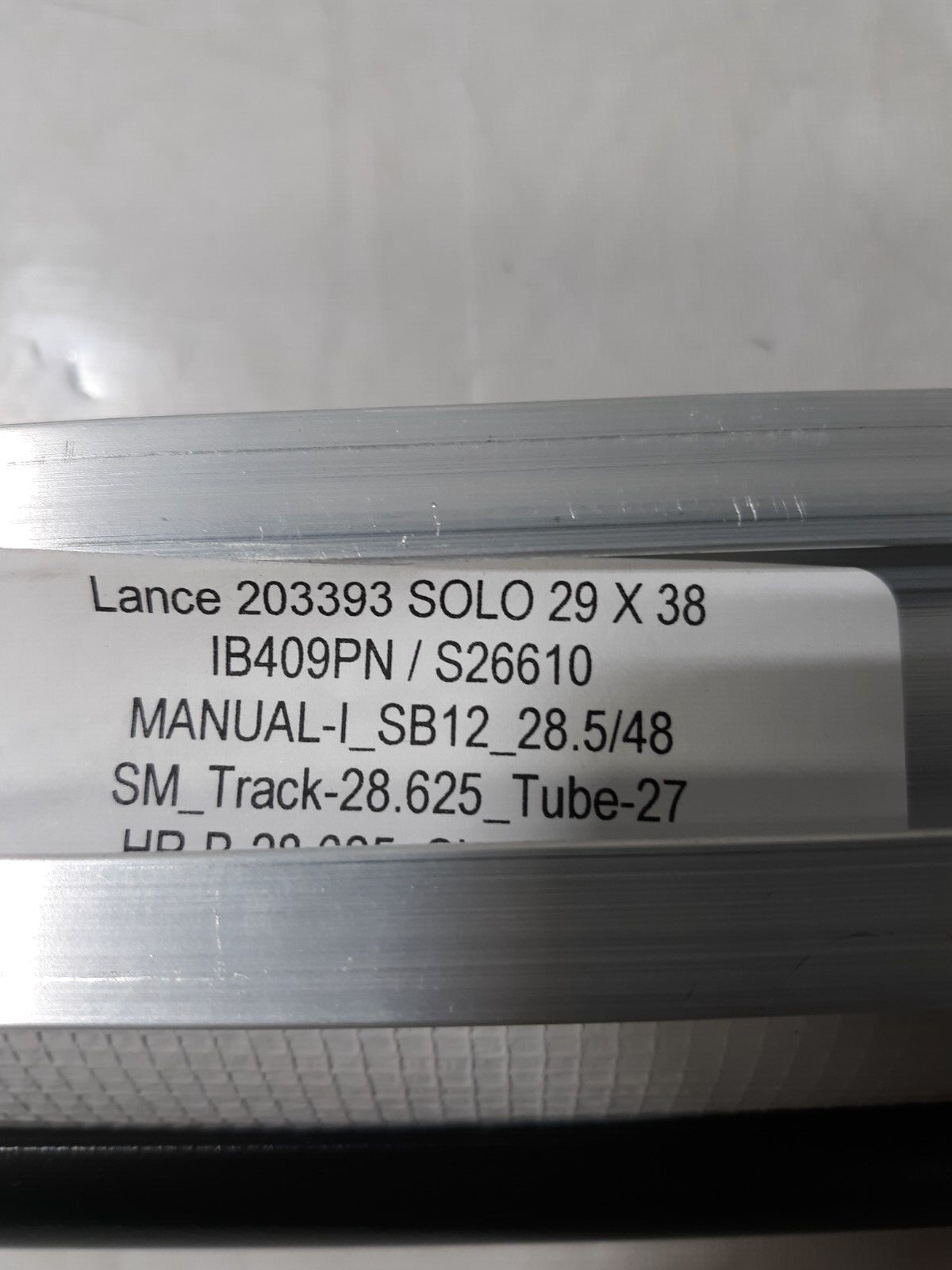 MCD LANCE SINGLE SOLO NIGHT SHADE WINDOW BLIND 29 x 38 Grey VINYL 203393