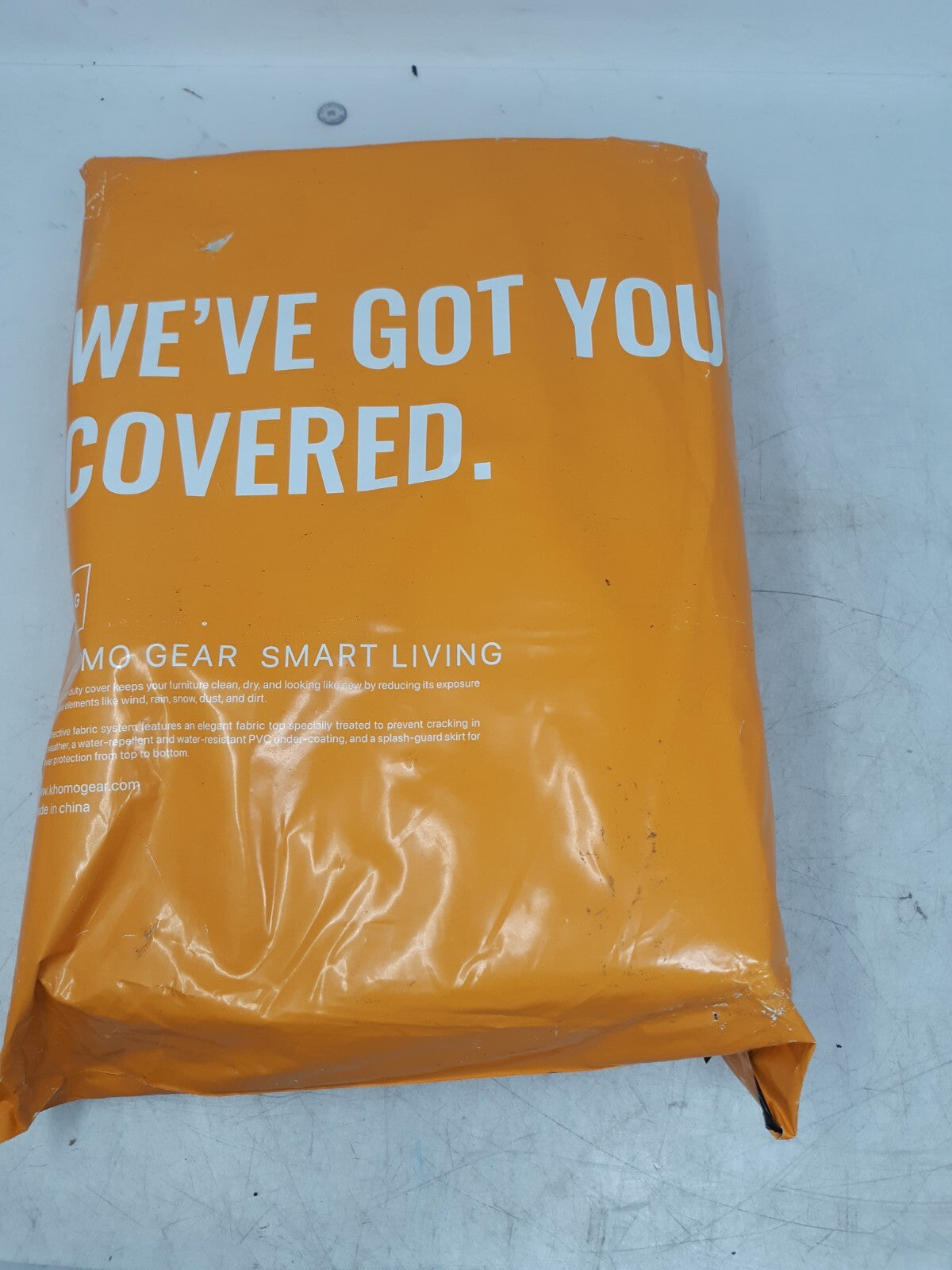 KHOMO GEAR Chaise Lounge Chair Cover - Brown, Waterproof, 35.5x33x78 in, GER-123