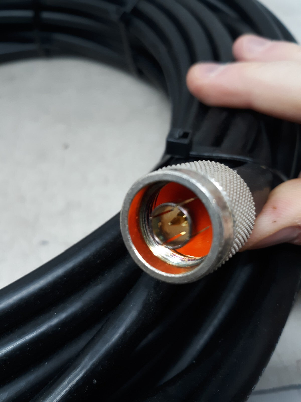 50 ft RG8X coaxial antenna 50 ohm cable UHF male PL259 plugs
