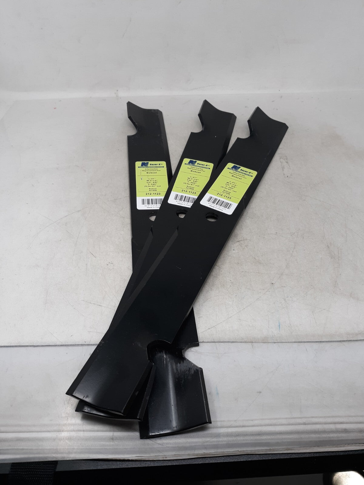 Lot of 3 N2 Razor-X Blade for 61" Cut Replaces Bobcat 42180B