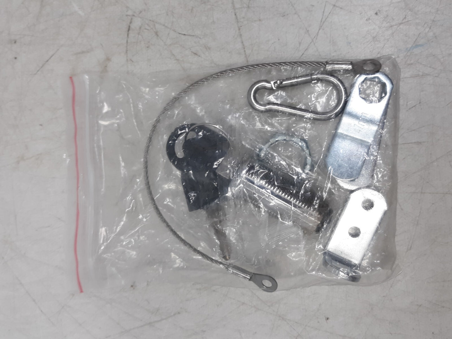 Security Locking Cable Kit with Key Lock & Mounting Hardware – Lot of 34