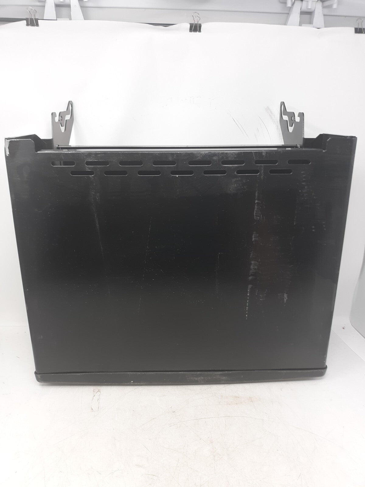 OEM Vehicle Center Console Storage Bin Assembly Black Plastic & Metal