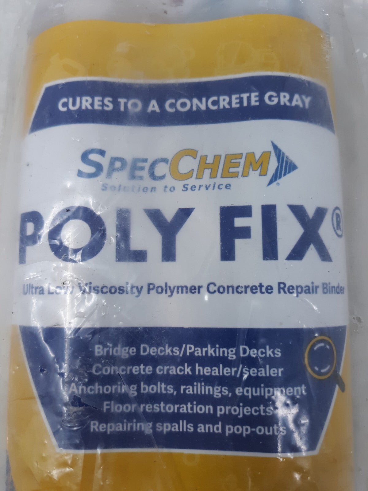 SpecChem Poly Fix Concrete Repair Binder 22 oz Ultra Low Viscosity Polymer
