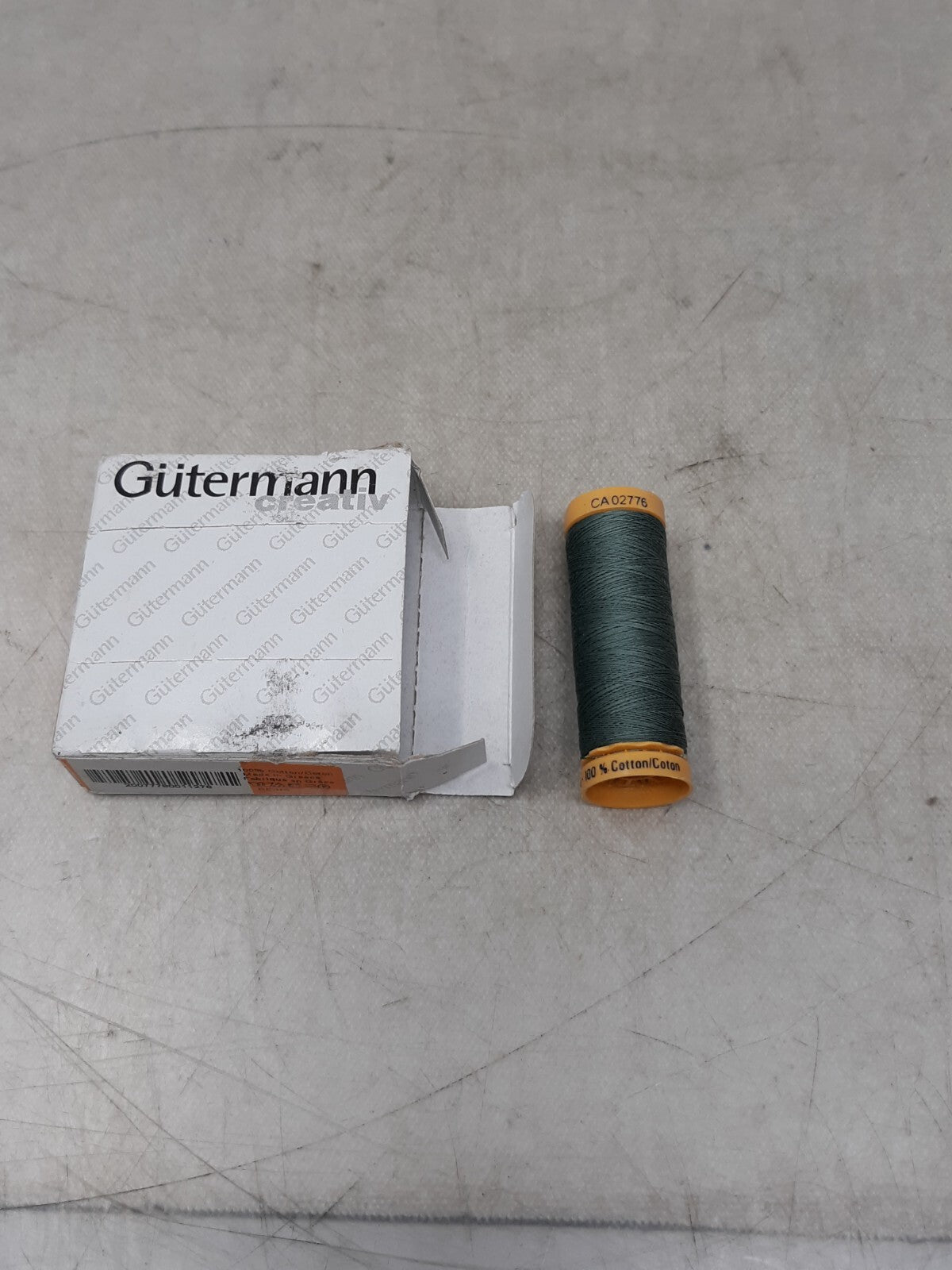 Set of 3 Gutermann 7600 Natural Cotton Thread 110yd-Sagebrush