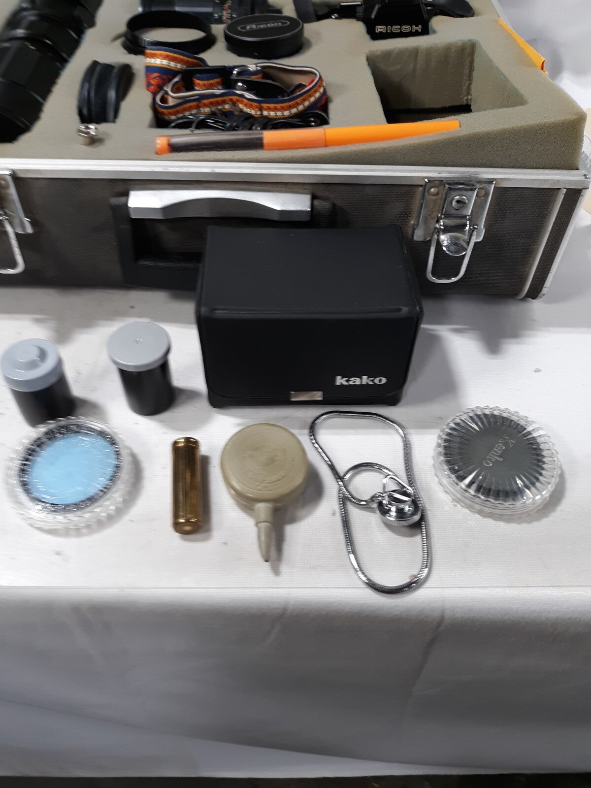 Ricoh TLS 401 35mm SLR Film Camera with Accessories Kit