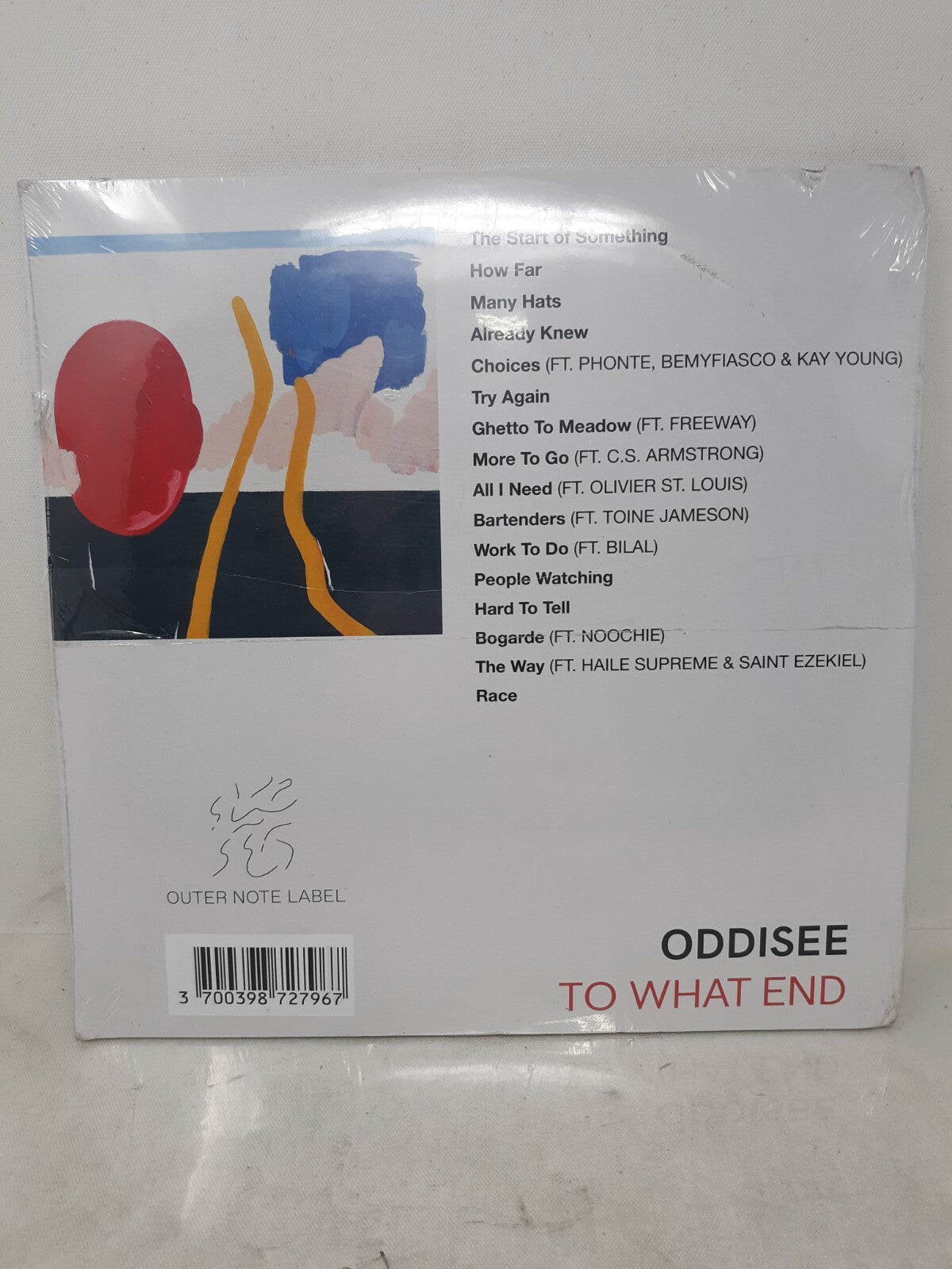 Oddisee - To What End, 2xLP Limited BLUE colored Vinyl x/400