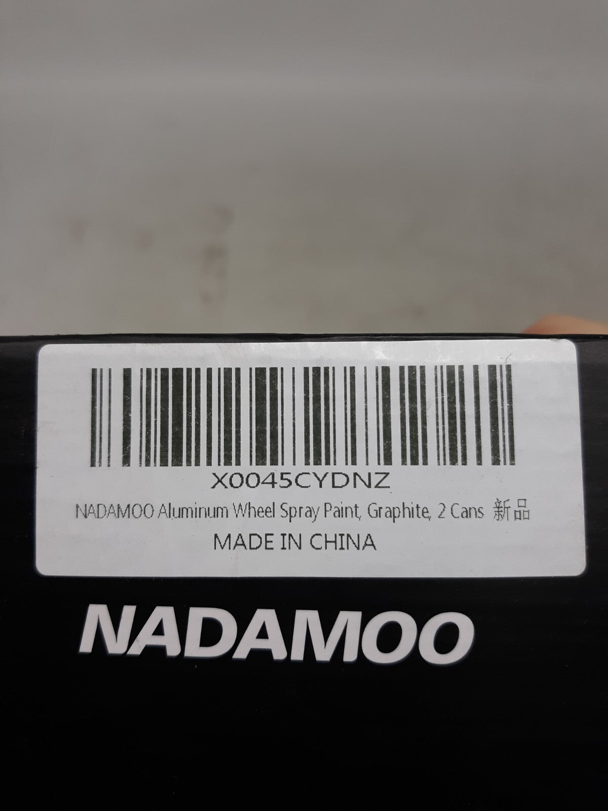 Nadamoo Aluminum Wheel Spray Paint Graphite - 2 Cans - Aerosol for Wheels, Trim