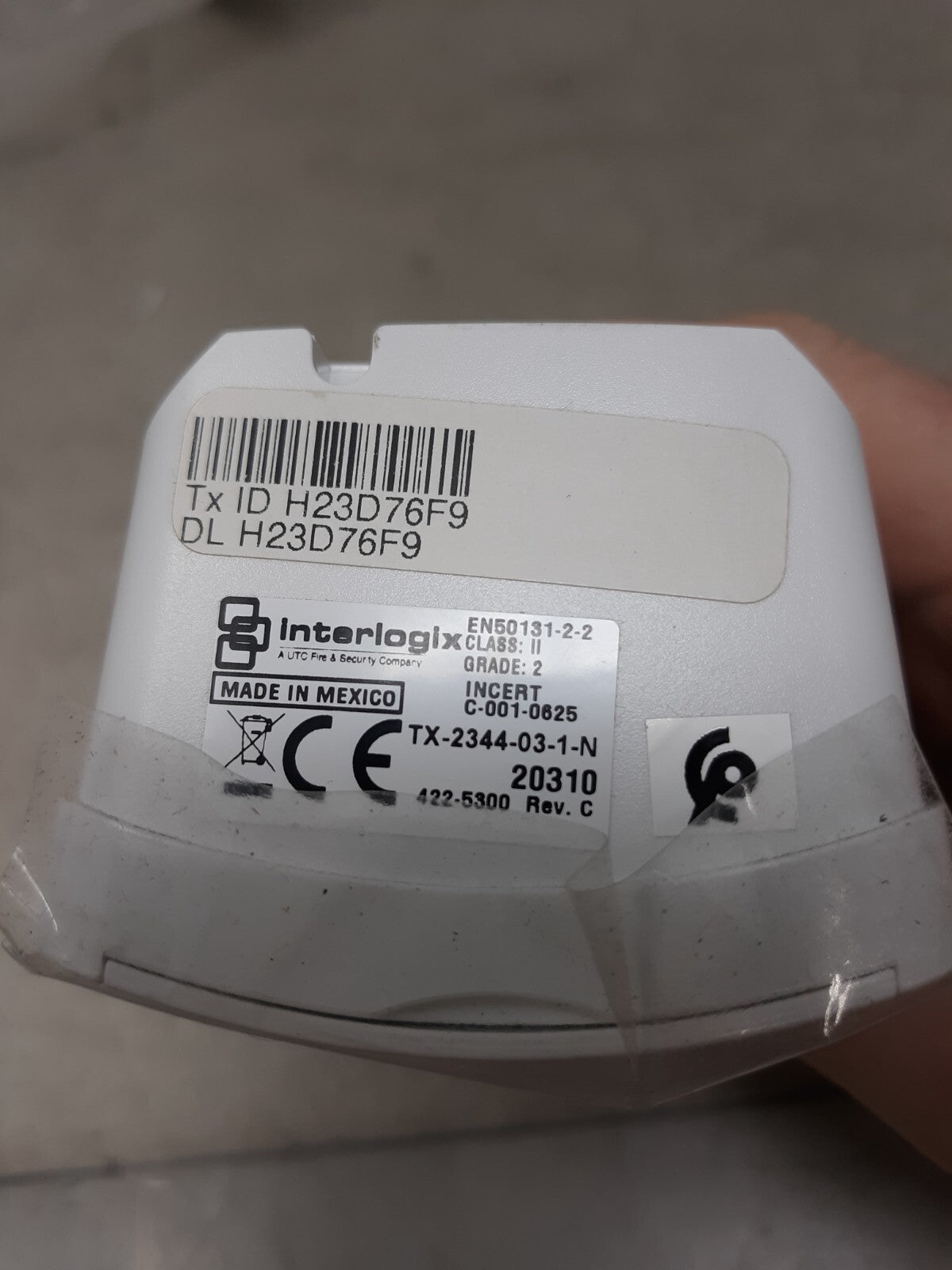 Interlogix TX-2344-03-1-N Wireless Mirror VE PIRCAM 868 White