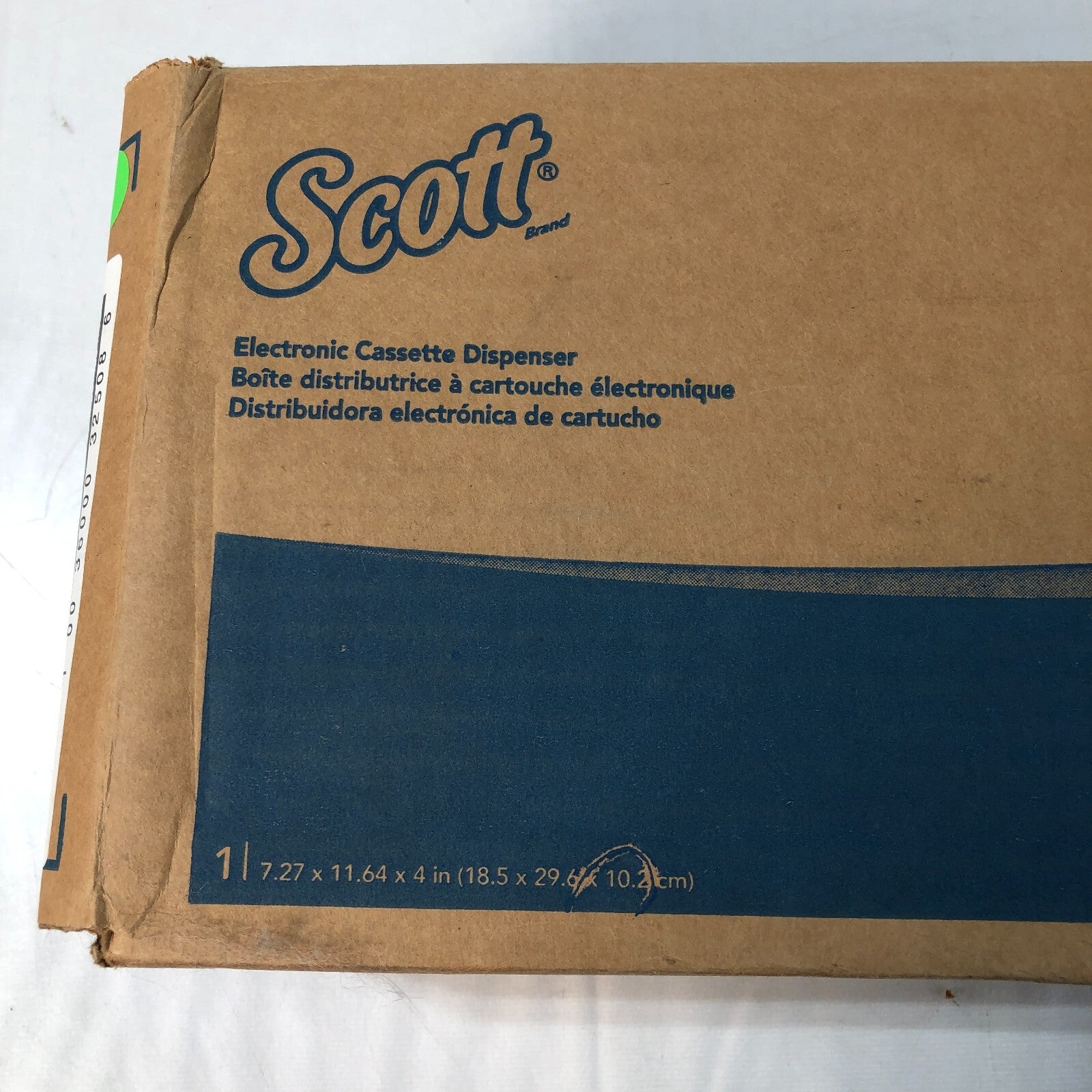 Scott Electronic Cassette Dispenser: Faux Stainless Steel