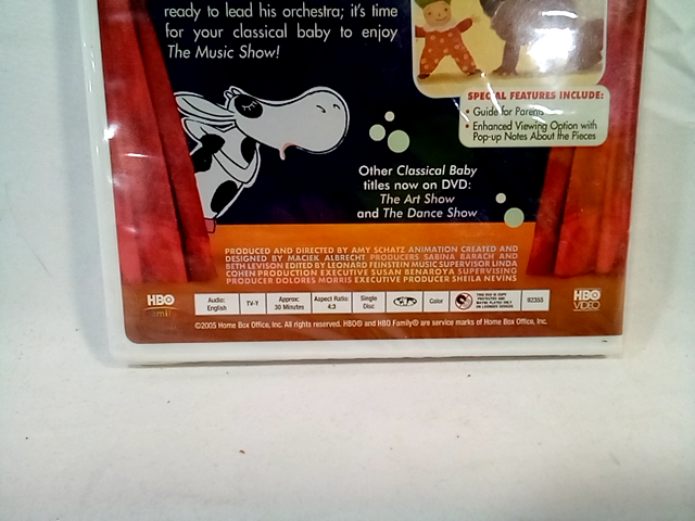 HBO Presents Classical Baby the Musci Show - DVD Sealed