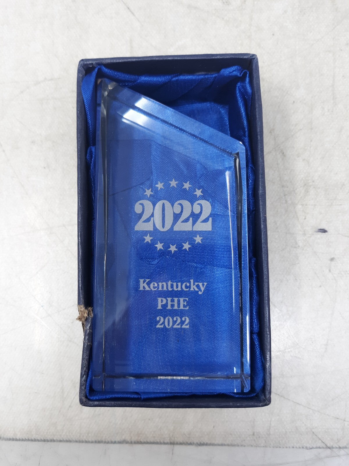 Simplex Glass Plaque Full Color 2022 PHS Excellence