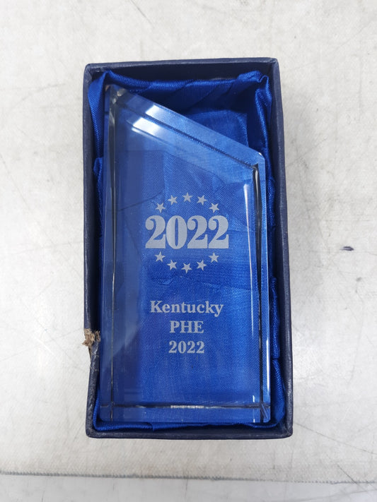 Simplex Glass Plaque Full Color 2022 PHS Excellence