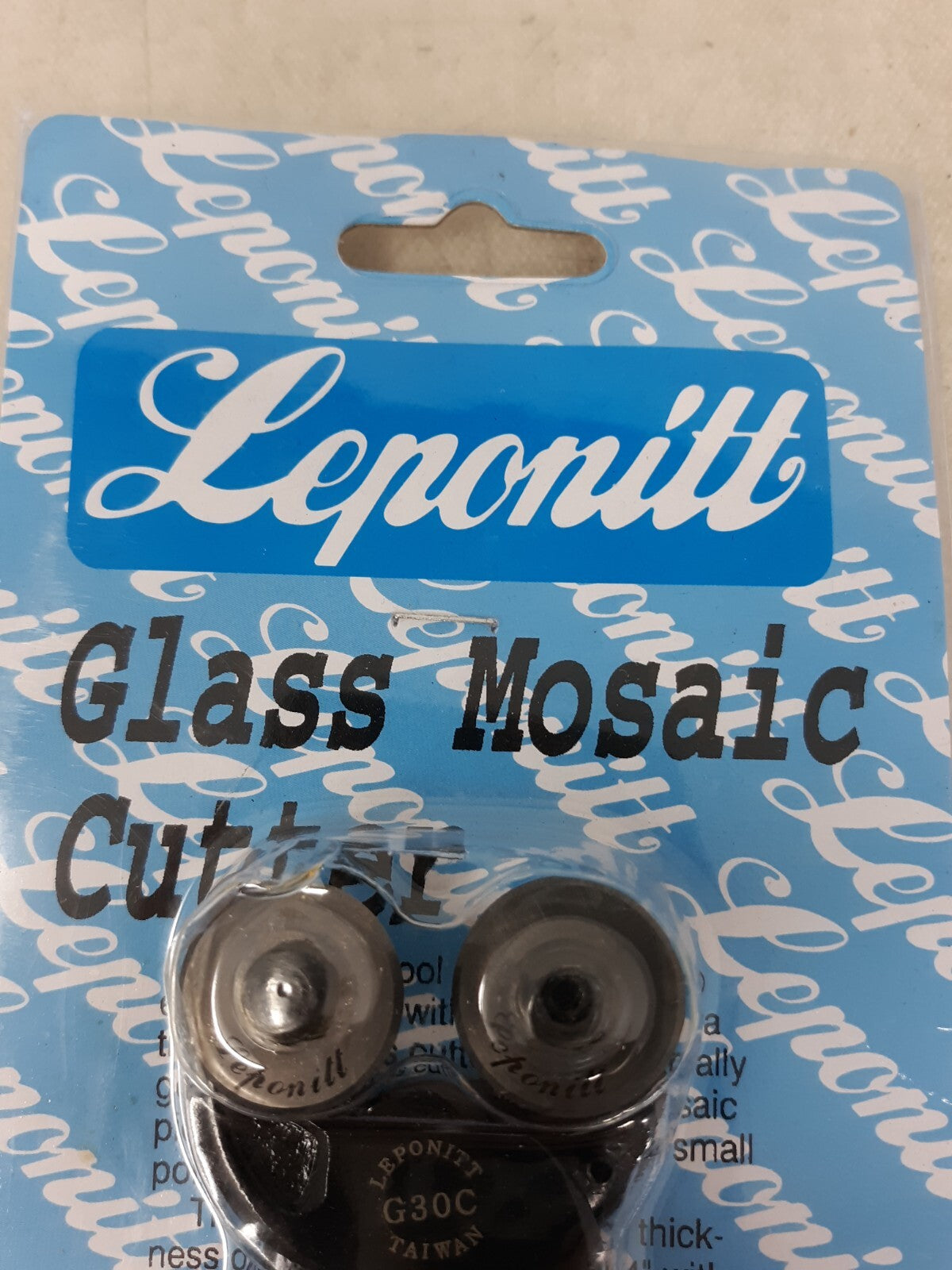 Leponitt G30C Wheeled Glass Nipper -Stained Glass Mosaic Tile Cutter