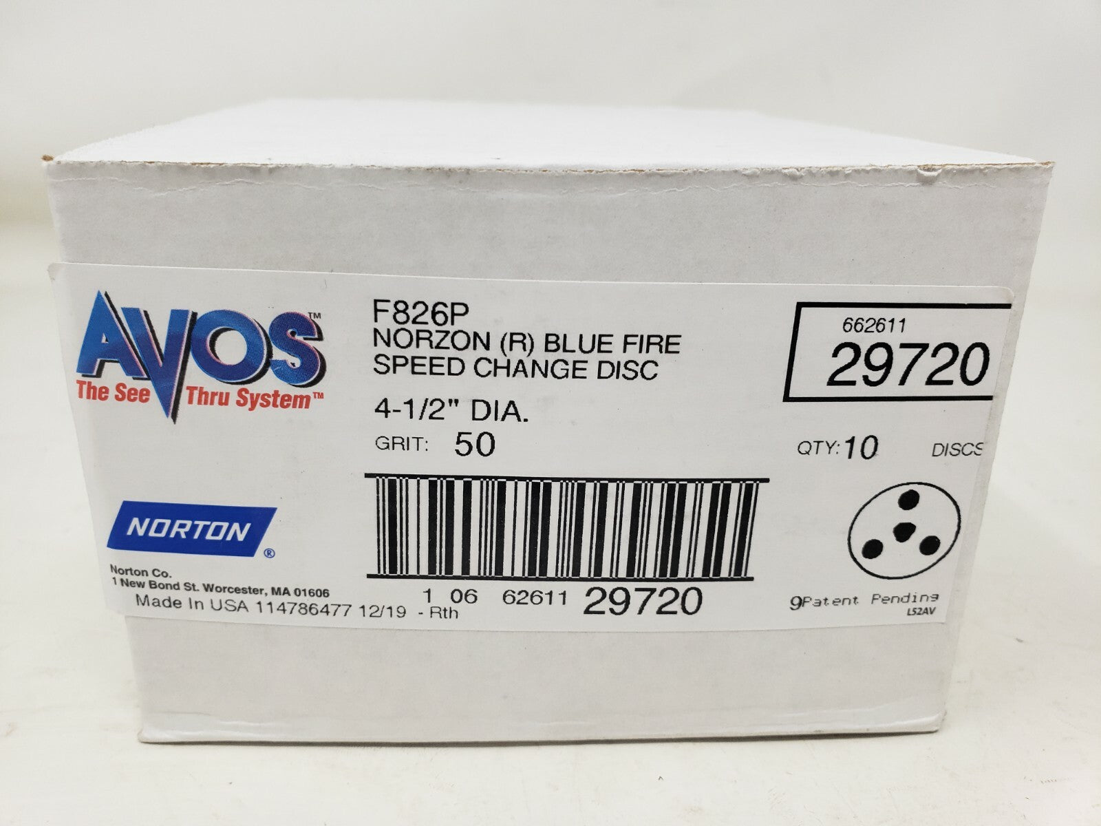 Avos - Norzon Blue Fire Speed Change Disc - 4-1/2" - 29720