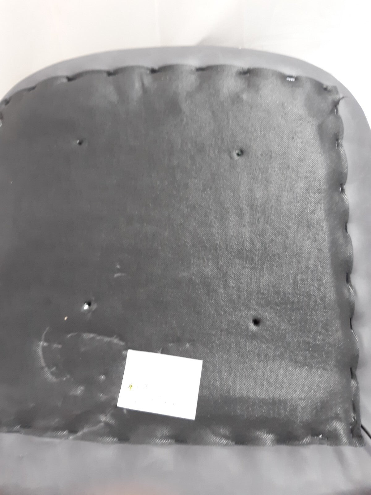 Molded Faux Leather Dinning Bucket Seat Grey (Seat Only)