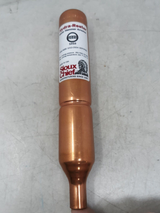 Sioux Chief Hydra Rester Water Hammer Arrester 1/2" Thread 1010