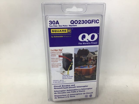 Square D QO230GFIC 30A 2-Pole GFCI Circuit Breaker