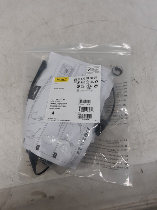 Jabra BIZ 1500 Mono USB Noise-Canceling Corded Headset HSC024