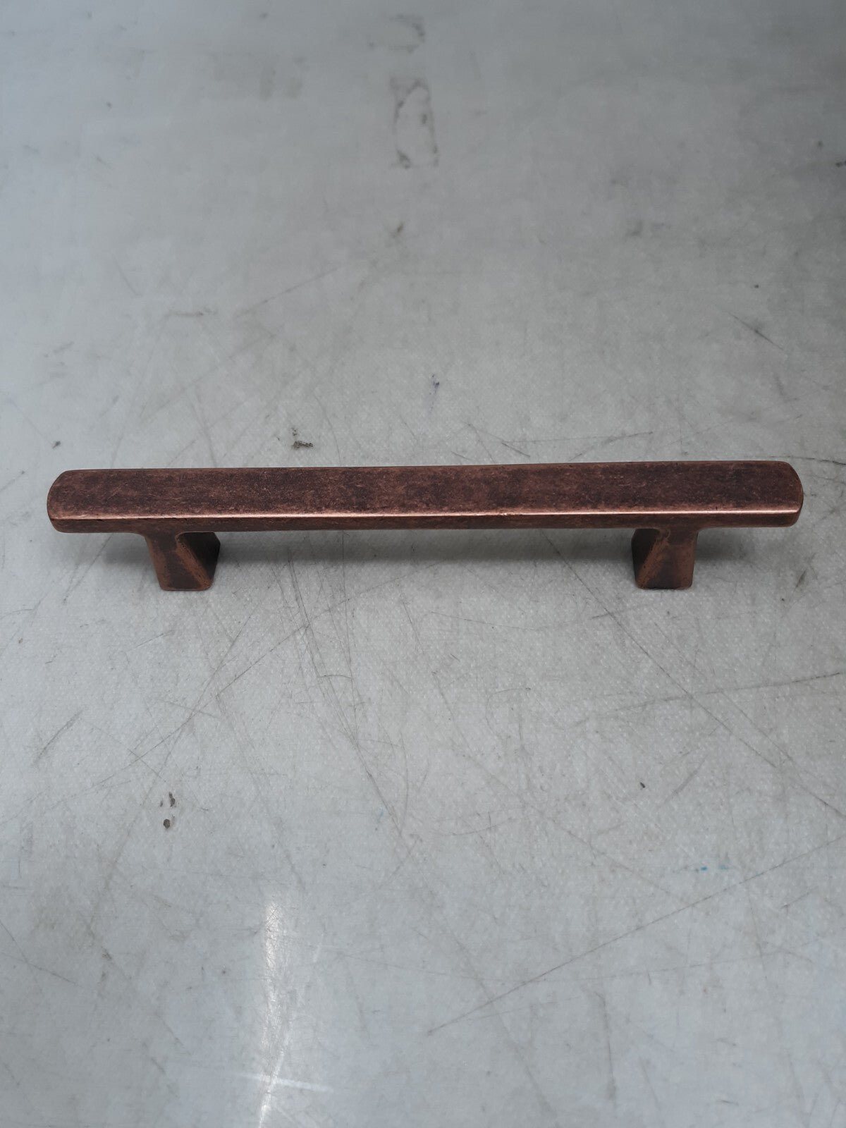 Lot of 6 Antique Copper Cabinet Pulls: Art & Design 4" Center to Center