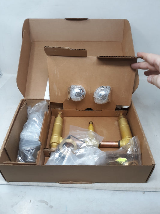 Moen 8228F12 M-DURA Wrist Blade Handle Widespread Bathroom Faucet 1.2GPM