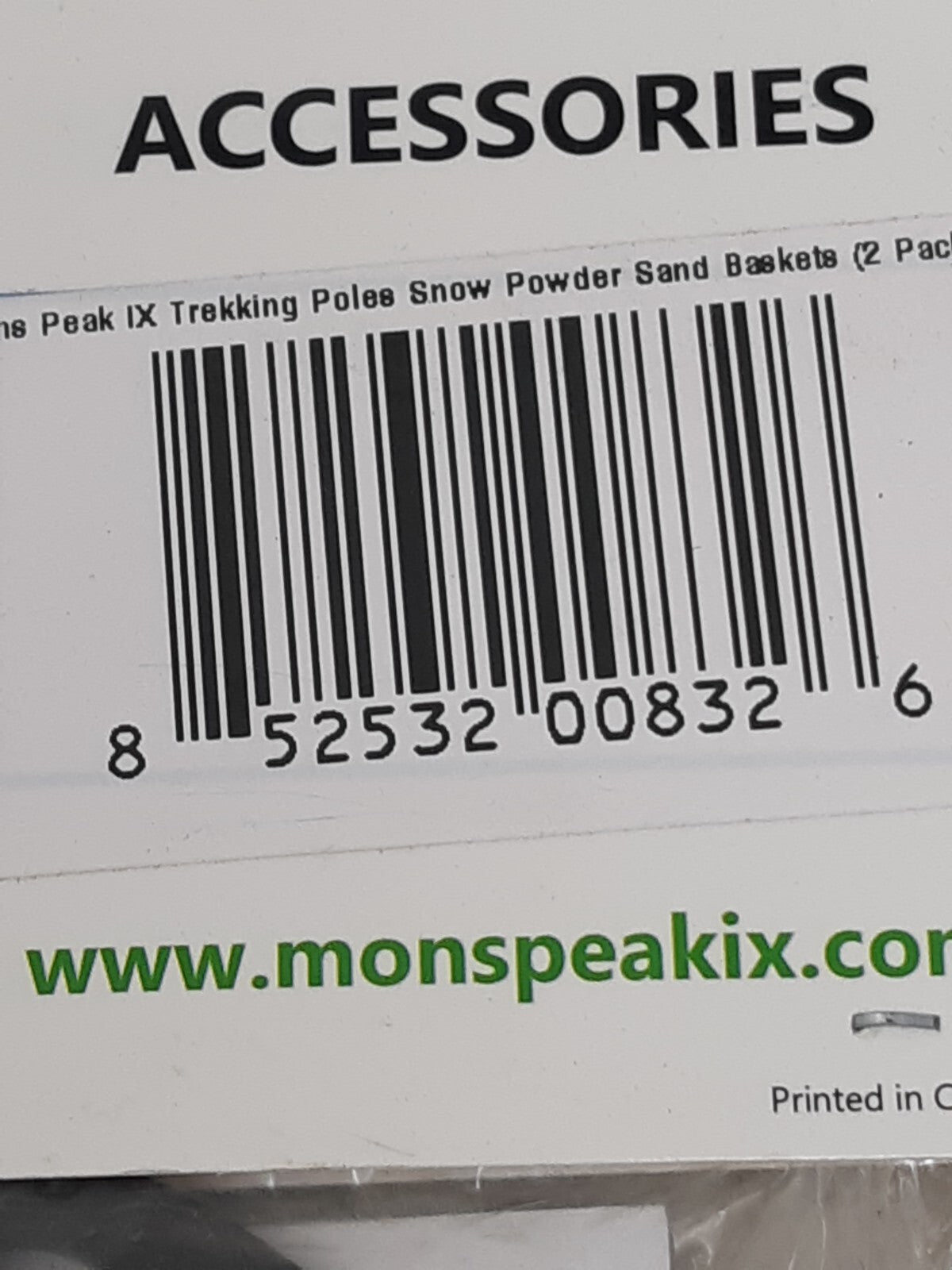 Mons Peak IX Trekking Pole Snow Basket 2PCS